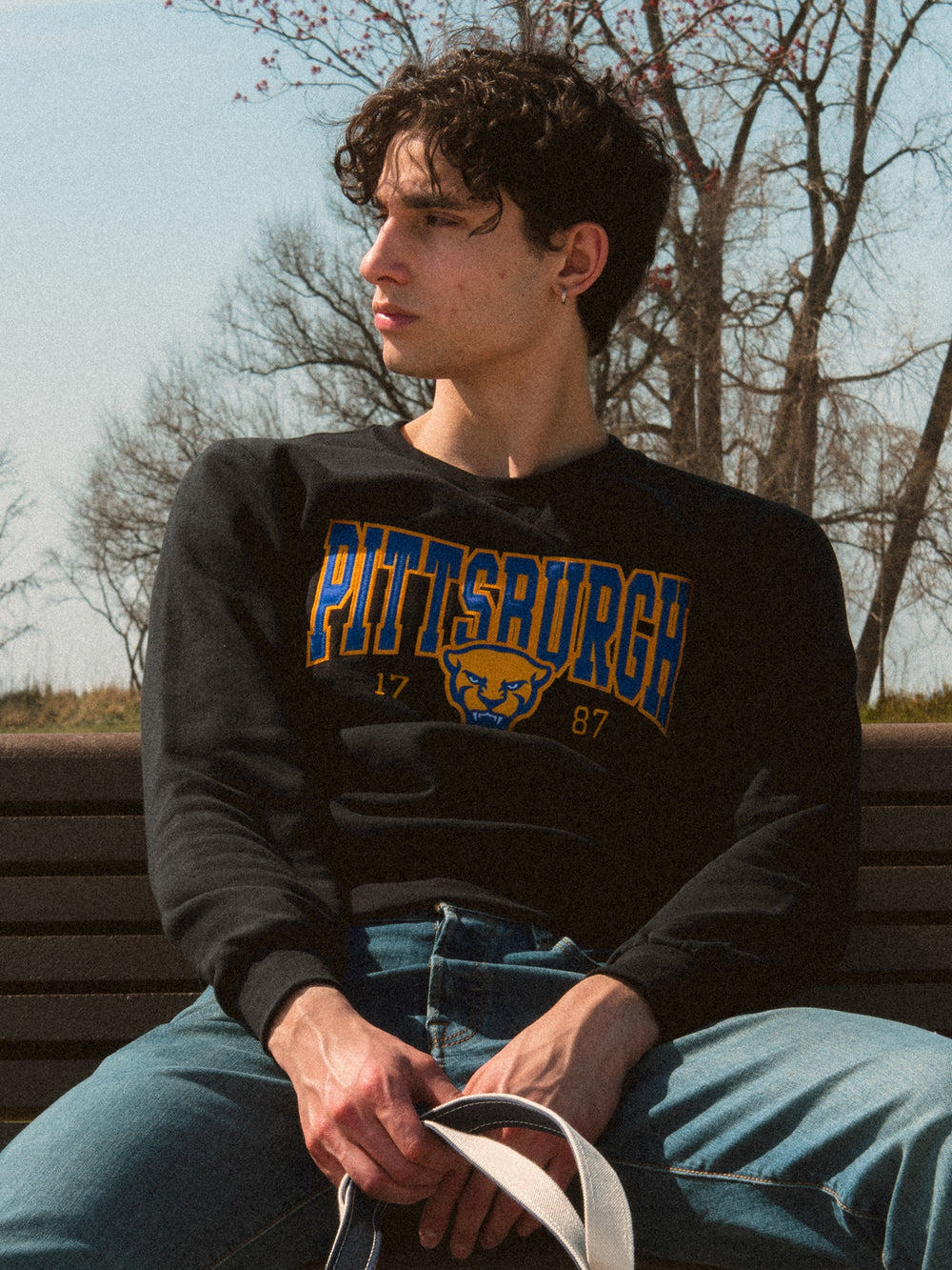 RUSSELL PITTSBURGH CREWNECK