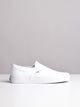 WOMENS CLASSIC SLIP ON TRUE WHITE CANVAS SHOES